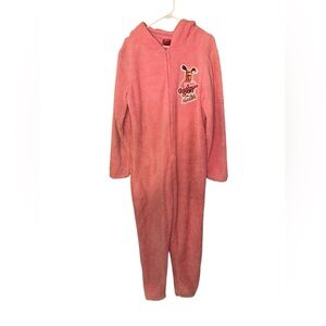 A Christmas Story Unisex Ralphie Pink Nightmare Easter Bunny onesie sz Small